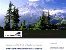 Tablet Screenshot of cedarscafe.com